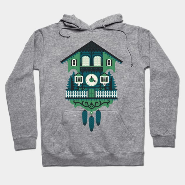 Cuckoo Clock Hoodie by Lucie Rice Illustration and Design, LLC